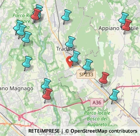 Mappa SP19, 21049 Tradate VA, Italia (4.99824)