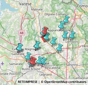 Mappa SP19, 21049 Tradate VA, Italia (6.6505)