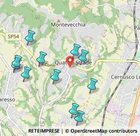 Mappa Via S. Francesco D'Assisi, 23874 Montevecchia LC, Italia (1.06455)