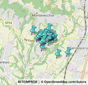 Mappa Via S. Francesco D'Assisi, 23874 Montevecchia LC, Italia (0.357)