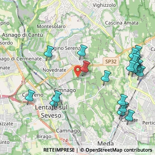 Mappa Via Monte Grappa, 22060 Novedrate CO, Italia (2.6645)