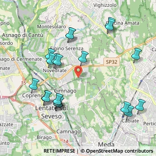 Mappa Via Monte Grappa, 22060 Novedrate CO, Italia (2.324)