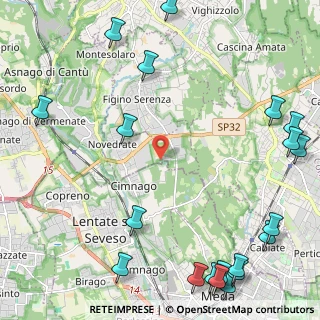 Mappa Via Monte Grappa, 22060 Novedrate CO, Italia (3.366)