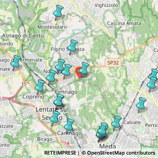Mappa Via Monte Grappa, 22060 Novedrate CO, Italia (2.685)