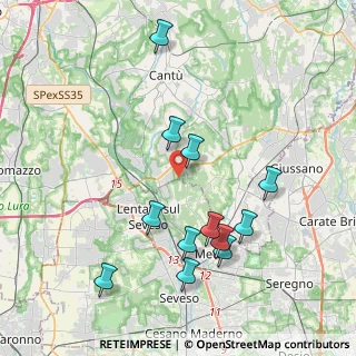 Mappa Via Monte Grappa, 22060 Novedrate CO, Italia (4.0775)