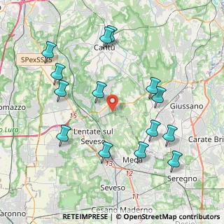 Mappa Via Monte Grappa, 22060 Novedrate CO, Italia (4.36)