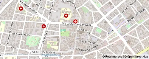 Mappa Bergamo