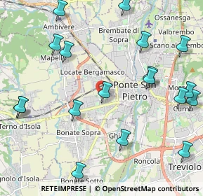 Mappa Via Olimpia, 24030 Presezzo BG, Italia (2.845)