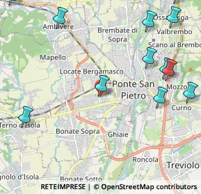 Mappa Via Olimpia, 24030 Presezzo BG, Italia (2.93667)