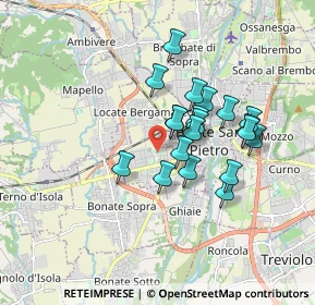 Mappa Via Olimpia, 24030 Presezzo BG, Italia (1.3905)