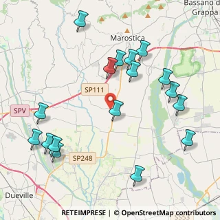 Mappa Via Roncaglia di Sopra, 36060 Schiavon VI, Italia (4.75059)