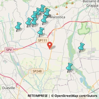 Mappa Via Roncaglia di Sopra, 36060 Schiavon VI, Italia (5.21667)