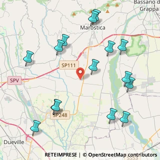 Mappa Via Roncaglia di Sopra, 36060 Schiavon VI, Italia (4.996)