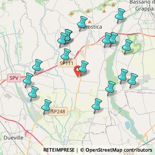 Mappa Via Roncaglia di Sopra, 36060 Schiavon VI, Italia (4.58056)