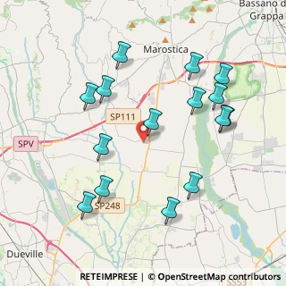 Mappa Via Roncaglia di Sopra, 36060 Schiavon VI, Italia (4.164)