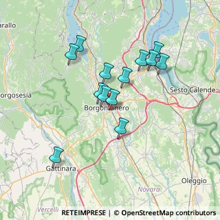 Mappa Via Vittorio Alfieri, 28021 Borgomanero NO, Italia (6.38923)