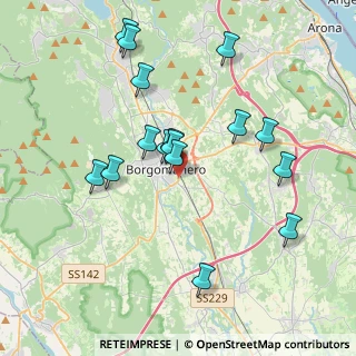 Mappa Via V. Alfieri, 28021 Borgomanero NO, Italia (3.73188)