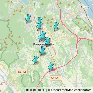 Mappa Via Vittorio Alfieri, 28021 Borgomanero NO, Italia (2.67917)