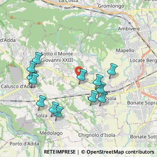 Mappa Via Privata Bernasconi, 24039 Sotto il Monte Giovanni XXIII BG, Italia (2.05077)