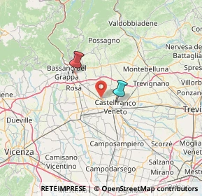 Mappa SS245, 31030 Castello di Godego TV, Italia (55.88)