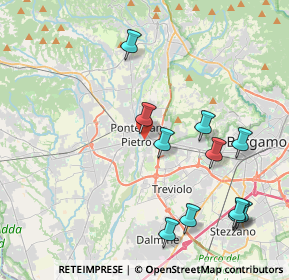 Mappa Via Wolfgang Amadeus Mozart, 24036 Ponte San Pietro BG, Italia (4.51182)