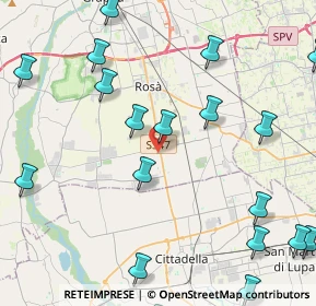 Mappa Via Monte Asolone, 36056 Tezze sul Brenta VI, Italia (5.933)