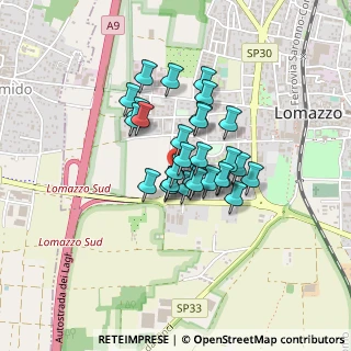 Mappa Vicolo Privato Appennini, 22074 Lomazzo CO, Italia (0.29655)
