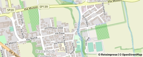 Mappa Castello di Godego