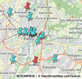 Mappa Via Dorotina, 24035 Curno BG, Italia (1.70765)