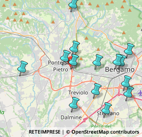 Mappa Via Dorotina, 24035 Curno BG, Italia (4.39143)