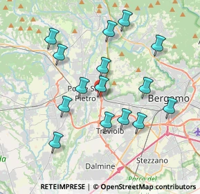 Mappa Via Gabriele D'Annunzio, 24030 Mozzo BG, Italia (3.67067)