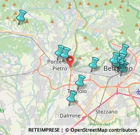 Mappa Via Gabriele D'Annunzio, 24030 Mozzo BG, Italia (4.24167)