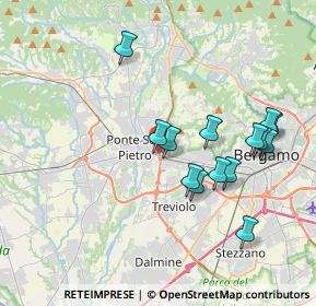 Mappa Via Gabriele D'Annunzio, 24030 Mozzo BG, Italia (3.65214)