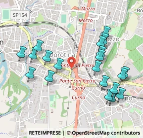 Mappa Via Dorotina, 24035 Curno BG, Italia (0.532)