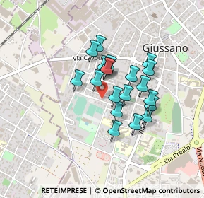 Mappa Via Caduti di Superga, 20833 Giussano MB, Italia (0.3135)