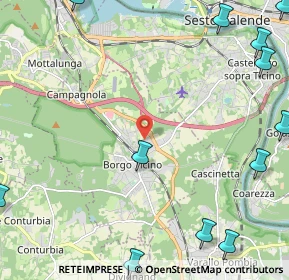 Mappa Via I Maggio, 28040 Novara NO, Italia (3.59615)