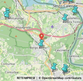 Mappa 28040 Novara NO, Italia (3.41455)