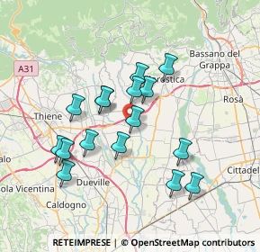 Mappa Via Bragetti, 36042 Breganze VI, Italia (6.40313)