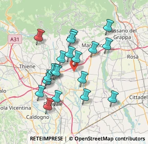 Mappa Via Bragetti, 36042 Breganze VI, Italia (6.3415)