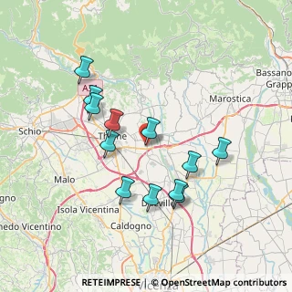 Mappa Via Santa Maria, 36030 Sarcedo VI, Italia (6.79917)