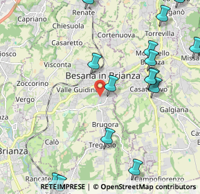 Mappa Piazza Cardinal Ferrari, 20842 Besana In Brianza MB, Italia (2.99737)