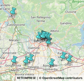 Mappa Via Angelo Maj, 24124 Bergamo BG, Italia (13.03714)