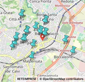Mappa Via Angelo Maj, 24124 Bergamo BG, Italia (0.879)