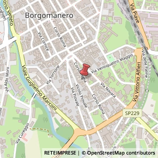 Mappa Corso Roma, 142, 28021 Borgomanero, Novara (Piemonte)