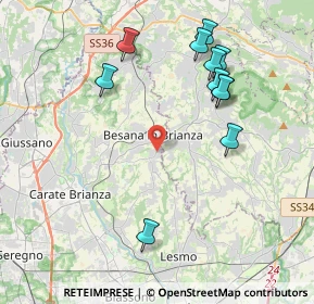 Mappa Via S. Nazzaro, 20842 Besana In Brianza MB, Italia (4.24)