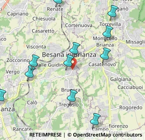 Mappa Via S. Nazzaro, 20842 Besana In Brianza MB, Italia (2.35182)