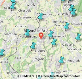 Mappa Via S. Nazzaro, 20842 Besana In Brianza MB, Italia (3.1785)