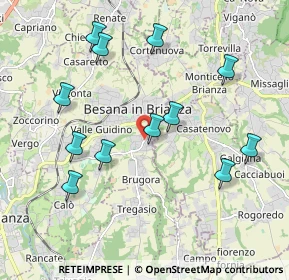 Mappa Via S. Nazzaro, 20842 Besana In Brianza MB, Italia (2.04083)