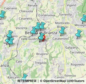 Mappa Via S. Nazzaro, 20842 Besana In Brianza MB, Italia (2.42214)