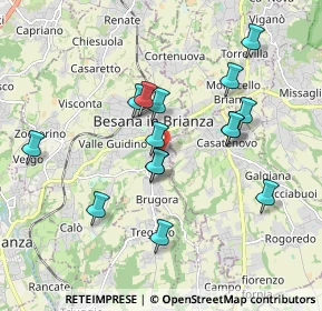 Mappa Via S. Nazzaro, 20842 Besana In Brianza MB, Italia (1.71333)